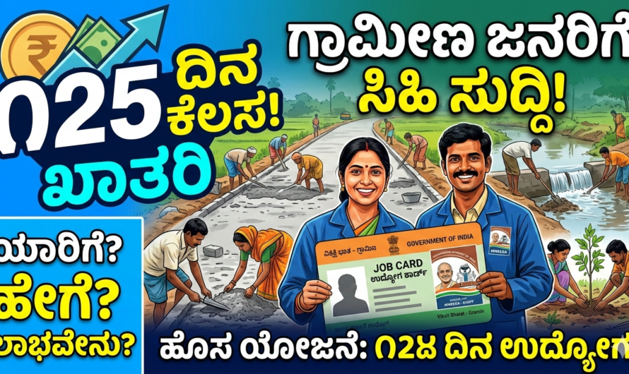 Rural ಉದ್ಯೋಗ ಇಲ್ಲವೇ? ಸರ್ಕಾರ ಕೊಡಲಿದೆ 125 ದಿನ ಕೆಲಸ.